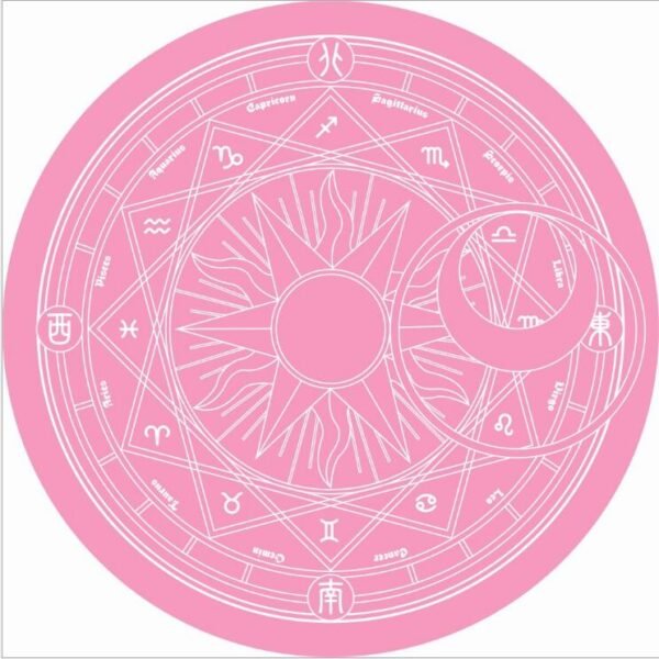 Cartoon Card Captor Sakura Rug Mat Magic Array Carpet Doormat Antislip Plush Princess Creative Handmade Living Room Coffee Table