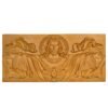 Catholic Saints Church cross-wall decoration Sacred Heart Jesus wood carving plaque human savior Christ baptistery statue