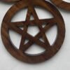 Celtic Knot Wooden altar tile Pentagram props Coaster Ritual Divination Wicca witchcraft supplies for altar table Decorations