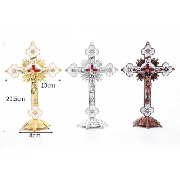 Christian Cross Home Decor Catholic Christ Jesus Orthodox Priest Church Utensils Crucifixo Ornament Religious Gift