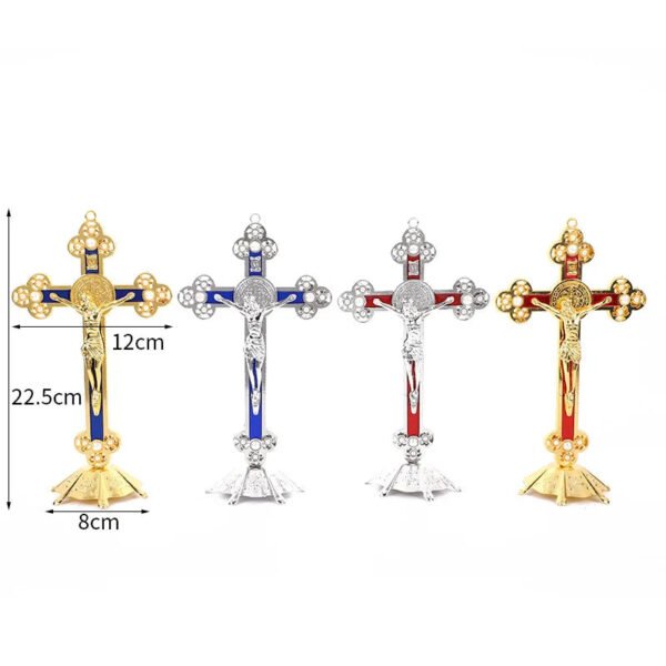 Christian Cross Home Decor Catholic Christ Jesus Orthodox Priest Church Utensils Crucifixo Ornament Religious Gift