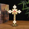 Christian Cross Home Decor Catholic Christ Jesus Orthodox Priest Church Utensils Crucifixo Ornament Religious Gift