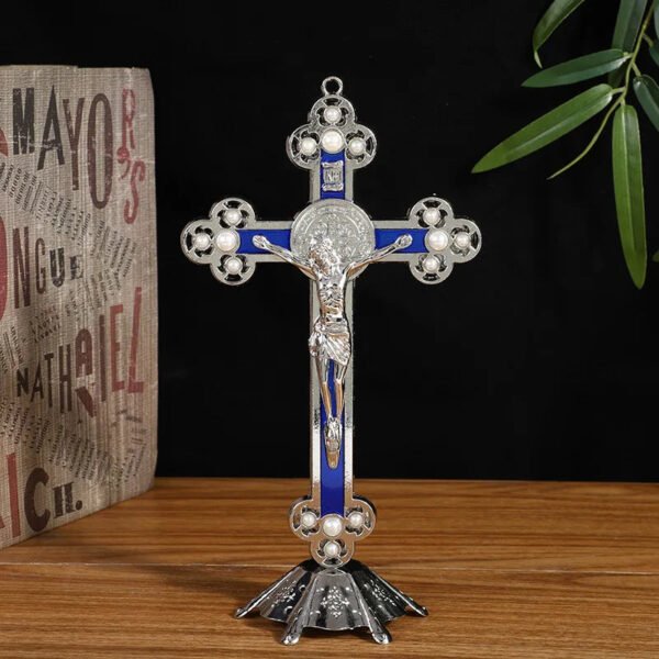 Christian Cross Home Decor Catholic Christ Jesus Orthodox Priest Church Utensils Crucifixo Ornament Religious Gift