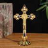 Christian Cross Home Decor Catholic Christ Jesus Orthodox Priest Church Utensils Crucifixo Ornament Religious Gift