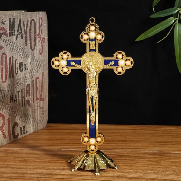 Christian Cross Home Decor Catholic Christ Jesus Orthodox Priest Church Utensils Crucifixo Ornament Religious Gift