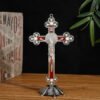 Christian Cross Home Decor Catholic Christ Jesus Orthodox Priest Church Utensils Crucifixo Ornament Religious Gift