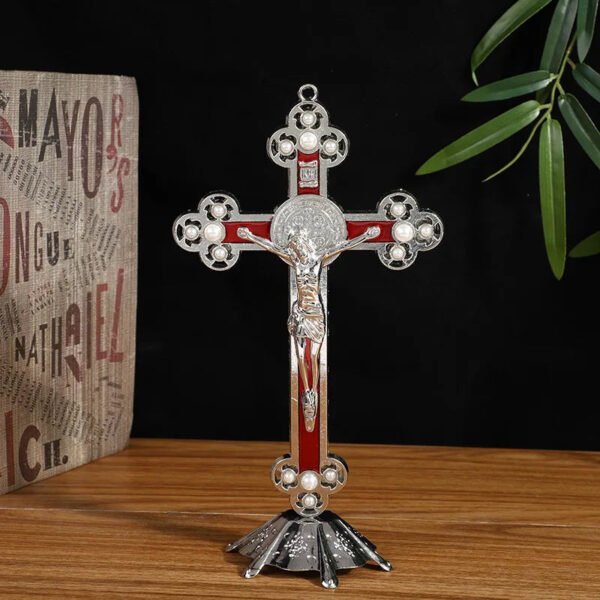 Christian Cross Home Decor Catholic Christ Jesus Orthodox Priest Church Utensils Crucifixo Ornament Religious Gift