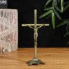 Christian Cross Home Decor Catholic Christ Jesus Orthodox Priest Church Utensils Crucifixo Ornament Religious Gift