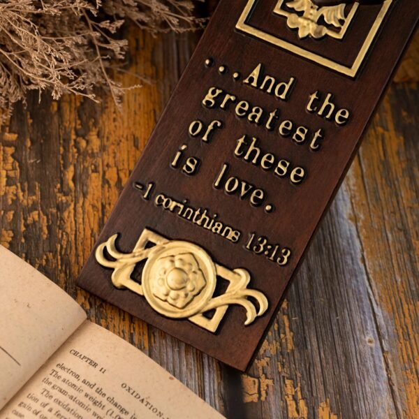 Christian Wedding Cross Wall Decoration Religious Wedding Gift Valentine's Day Remembrance Wishes Thanksgiving Wood Carving Gift