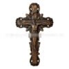 Christmas Crucifixion Wooden Beech Jesus Cross Carving Cathilic Wall Decoration Sculpture Crafts