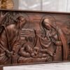 Christmas Nativity Scene for Home and Decor, Religious Figure, Mural Holy Family, Jesus Christ, Complete Catholic Christmas Gift