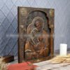 Church Decoration Relic Mother Joseph Holy Family Three Saint Wood Carving Christmas Birth Religious Figures