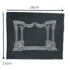 Church Utensils Judaica Linen Tefillin Bag For Tallit With House Desin Embroidery
