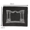 Church Utensils Judaica Linen Tefillin Bag For Tallit With House Desin Embroidery