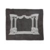 Church Utensils Judaica Linen Tefillin Bag For Tallit With House Desin Embroidery
