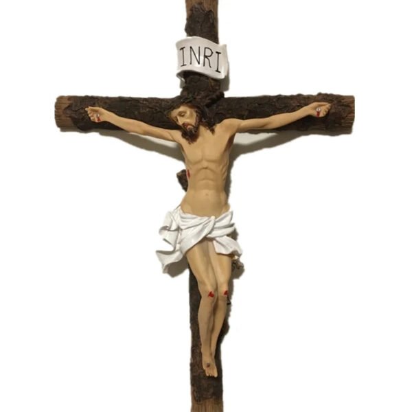 Church Utensils Wall Cross Jesus Crucifix Resin 60cm Christ Catholic Religious Home Decoration Priest