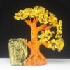 Magicun Crystal~Citrine Lucky Tree Fortune Tree Welcome Guest Pine Fashion Home Crafts Feature Decoration Pen Holder Tree