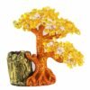 Magicun Crystal~Citrine Lucky Tree Fortune Tree Welcome Guest Pine Fashion Home Crafts Feature Decoration Pen Holder Tree