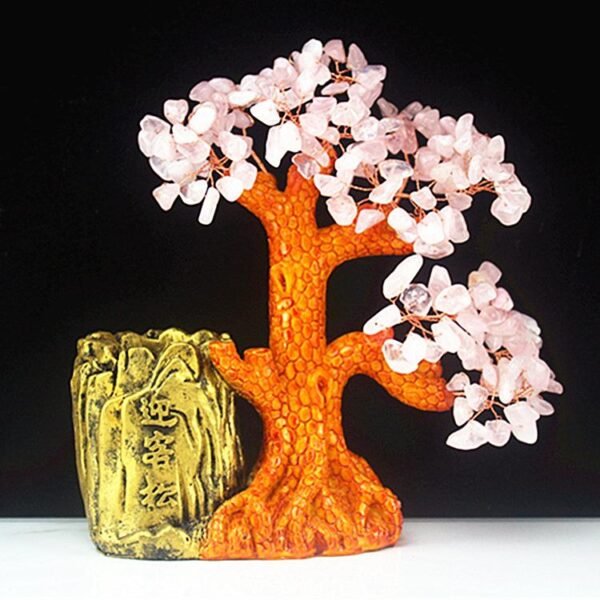 Magicun Crystal~Citrine Lucky Tree Fortune Tree Welcome Guest Pine Fashion Home Crafts Feature Decoration Pen Holder Tree