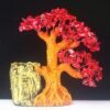 Magicun Crystal~Citrine Lucky Tree Fortune Tree Welcome Guest Pine Fashion Home Crafts Feature Decoration Pen Holder Tree