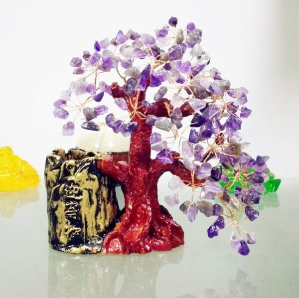 Magicun Crystal~Citrine ornaments crafts home decorations living room pen holder feng shui tree crystal tree
