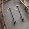 Claw Witch'sThe Beast Comes At Night Moon Earrings Crescent Darkly The Sacred Punk Handmade Statement Jewelry Goth