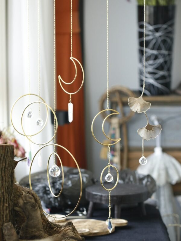 Clear Crystal Quartz Suncatcher, Crystal Point Rainbow Maker, Self Care Gift