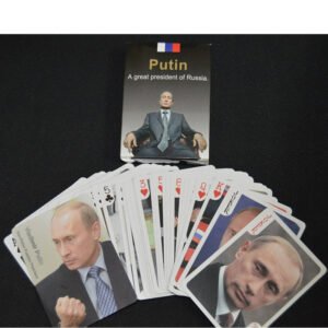 Collection poker 54pcs President of the Russian Vladimir Putin poker set celebrity playing cards deck novelty present pokers   Game related