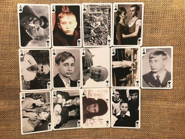 Collection poker 54pcs President of the Russian Vladimir Putin poker set celebrity playing cards deck novelty present pokers   Game related