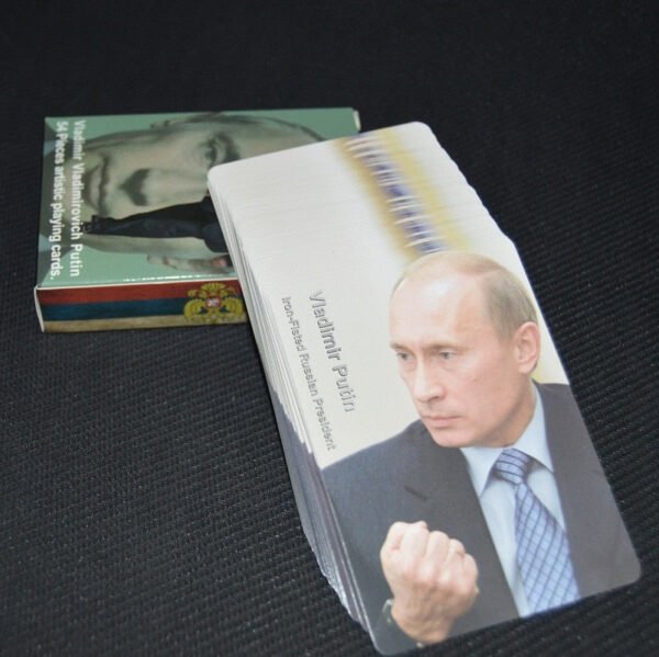 Collection poker 54pcs President of the Russian Vladimir Putin poker set celebrity playing cards deck novelty present pokers   Game related