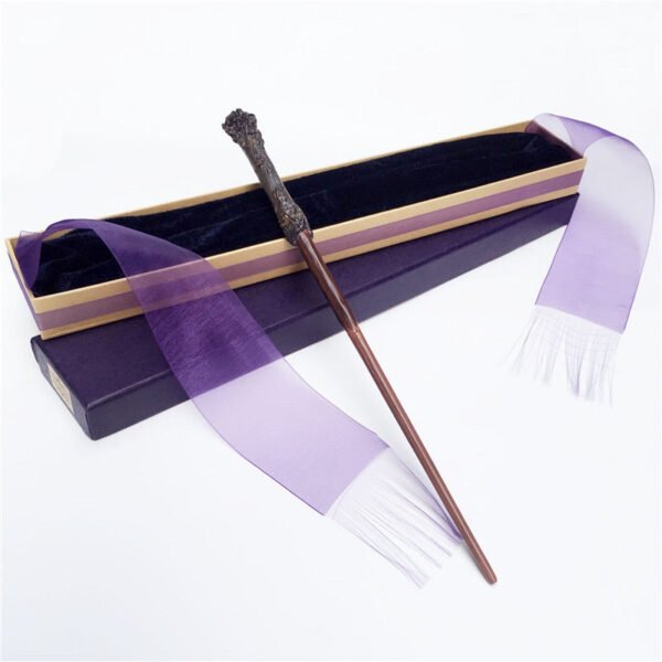Metal/Iron Core Sirius Dumbledore Old Wand/ HP Magic Magical Wand/ Elegant Ribbon Gift Box Packing Wicca Collection
