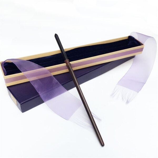 Metal/Iron Core Sirius Dumbledore Old Wand/ HP Magic Magical Wand/ Elegant Ribbon Gift Box Packing Wicca Collection