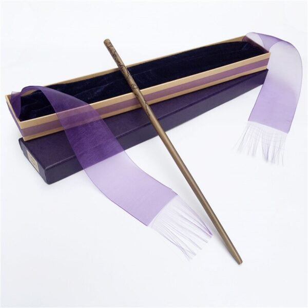 Metal/Iron Core Sirius Dumbledore Old Wand/ HP Magic Magical Wand/ Elegant Ribbon Gift Box Packing Wicca Collection