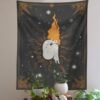 Constellation Tarot Girl Tapestry Boho Tapestry Tarot Card Tapestry Wall Hanging Trippy Divination Beach Mat Moon Wall Decor