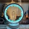 Creatitive Energy Mineral Stone Lamp Healing Crystals Night Light Home Lucky Gather Wealth Stone Decoration Energy Reiki Chakra