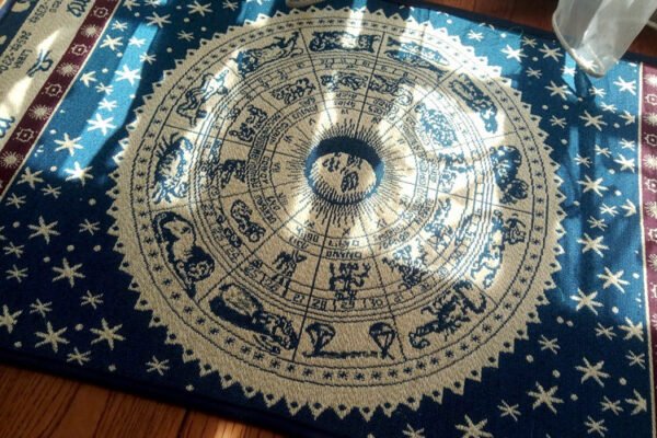 Creative Constellation Mat Kitchen Bathroom Door Anti-Slip Mat Home Cotton Window Mat