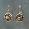 Creativity Fashion Sun Moon star Drop Earring