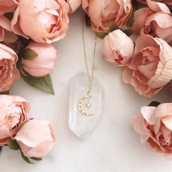 Crescent Moon Sta Statement Necklaces