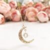 Crescent Moon Sta Statement Necklaces