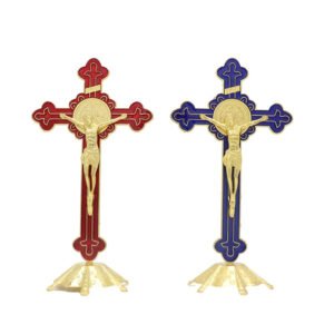 Cross Decor Jesus Christ Church Utensils Twelve Apostles Of Catholic Religious Orthodox Metal Craft Crucifixo Priest Ornament