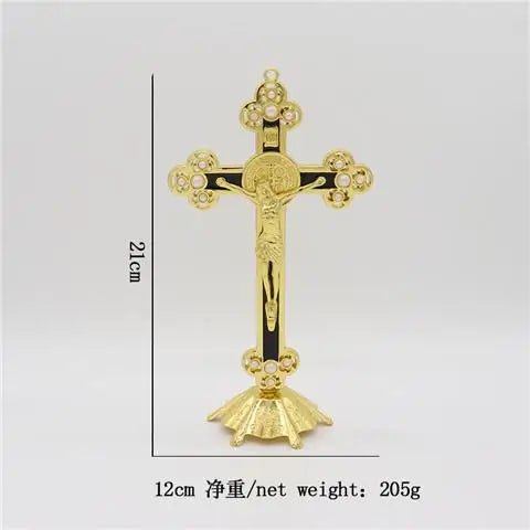 Cross Decor Jesus Christ Church Utensils Twelve Apostles Of Catholic Religious Orthodox Metal Craft Crucifixo Priest Ornament