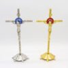 Cross Decor Jesus Christ Church Utensils Twelve Apostles Of Catholic Religious Orthodox Metal Craft Crucifixo Priest Ornament