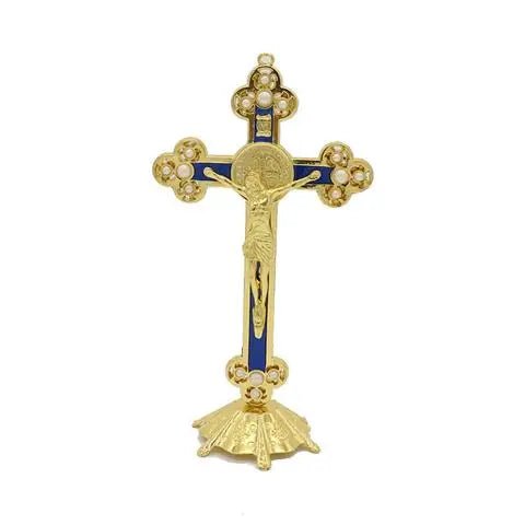 Cross Decor Jesus Christ Church Utensils Twelve Apostles Of Catholic Religious Orthodox Metal Craft Crucifixo Priest Ornament