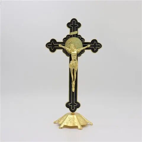 Cross Decor Jesus Christ Church Utensils Twelve Apostles Of Catholic Religious Orthodox Metal Craft Crucifixo Priest Ornament