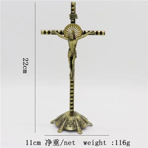Cross Decor Jesus Christ Church Utensils Twelve Apostles Of Catholic Religious Orthodox Metal Craft Crucifixo Priest Ornament