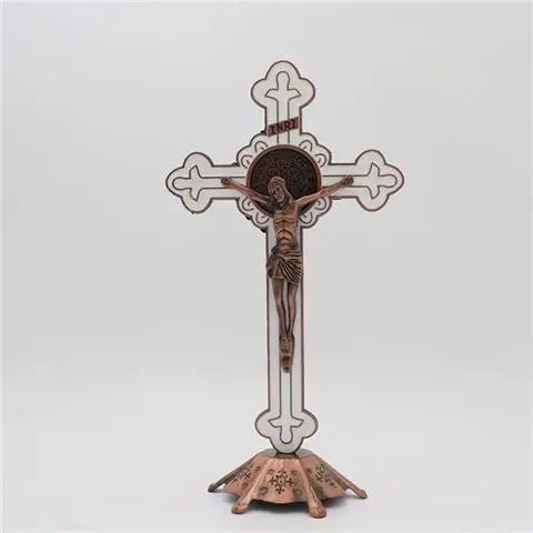 Cross Decor Jesus Christ Church Utensils Twelve Apostles Of Catholic Religious Orthodox Metal Craft Crucifixo Priest Ornament