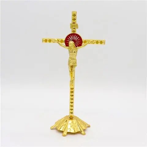Cross Decor Jesus Christ Church Utensils Twelve Apostles Of Catholic Religious Orthodox Metal Craft Crucifixo Priest Ornament