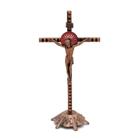 Cross Decor Jesus Christ Church Utensils Twelve Apostles Of Catholic Religious Orthodox Metal Craft Crucifixo Priest Ornament