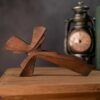 Cross on wall, big cross, Christian wooden cross decoration crafts, vintage solid wood carving, suitable for room new home gift