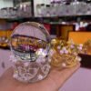 Crown Metal Crystal Ball Holder Sphere Display Stand Desktop Home Decoration Photography Props
